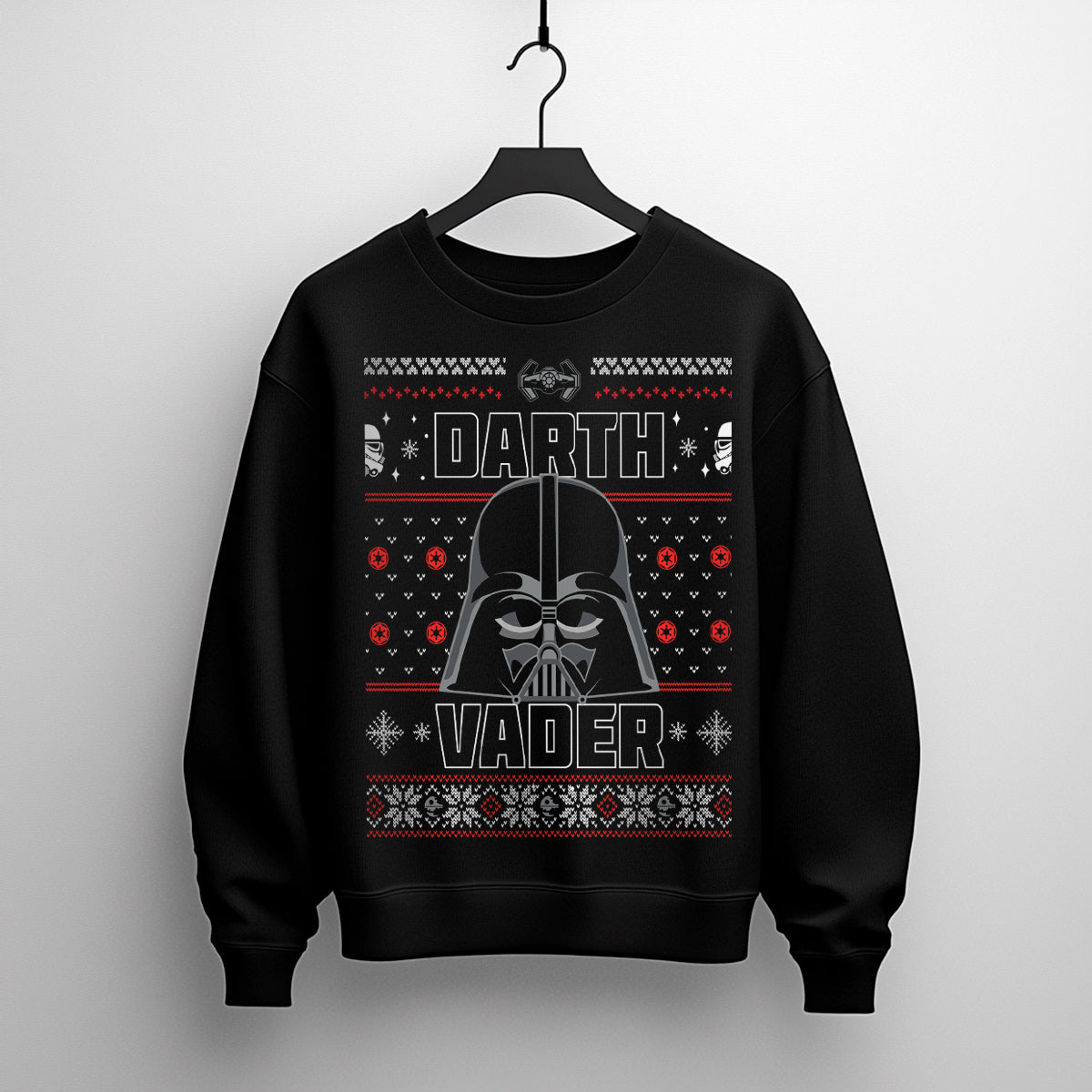 Rubberroad Maglione Natalizio Darth Vader Star Wars - Unisex - Taglia S - Lavorato A Maglia
