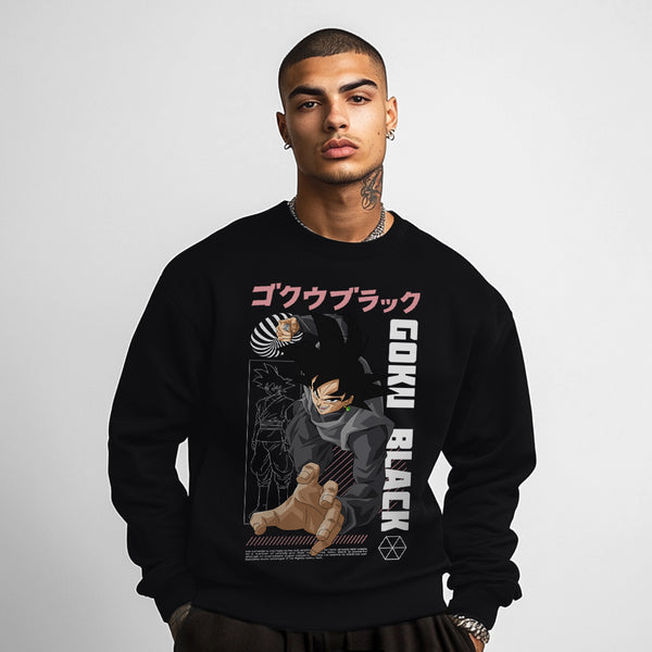 Sudadera para hombre GOKU BLACK PULLOVER Mascara De Latex