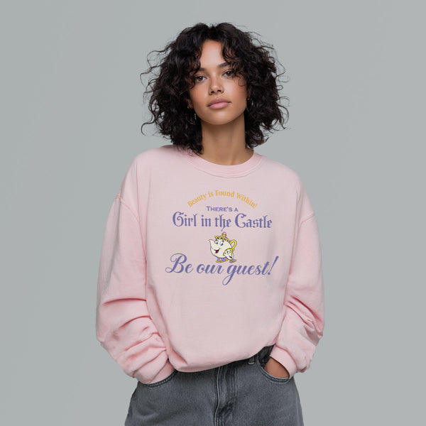 Sudadera para mujer BEAUTY INSIDE PULLOVER Máscara De Látex