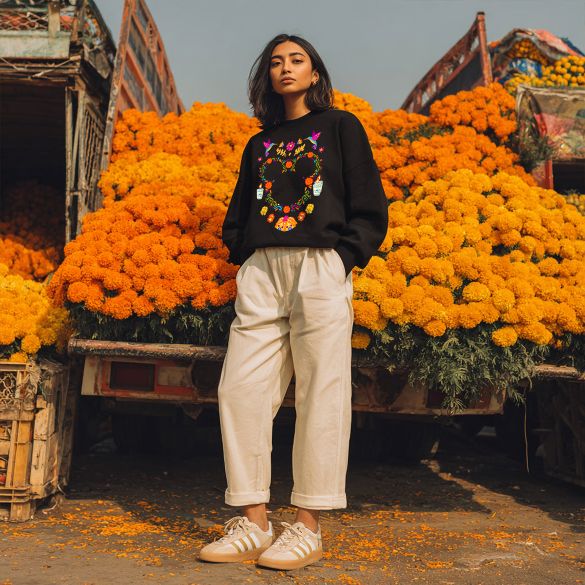 MICKEY DÍA DE MUERTOS PULLOVER