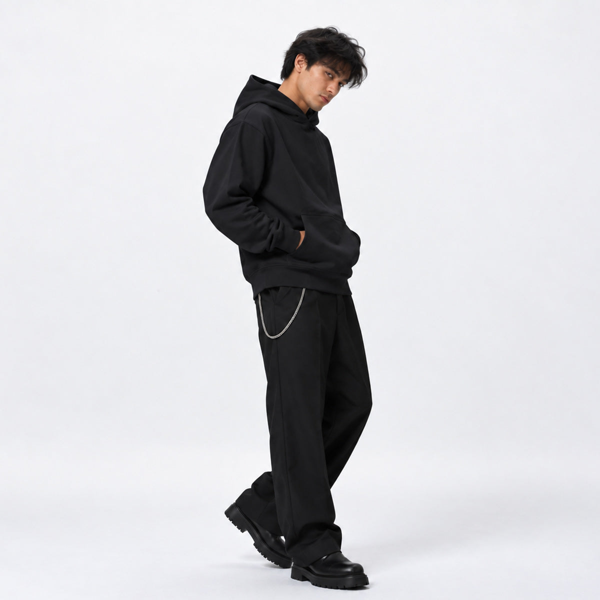 PACK HOODIE & PULLOVER NEGRO
