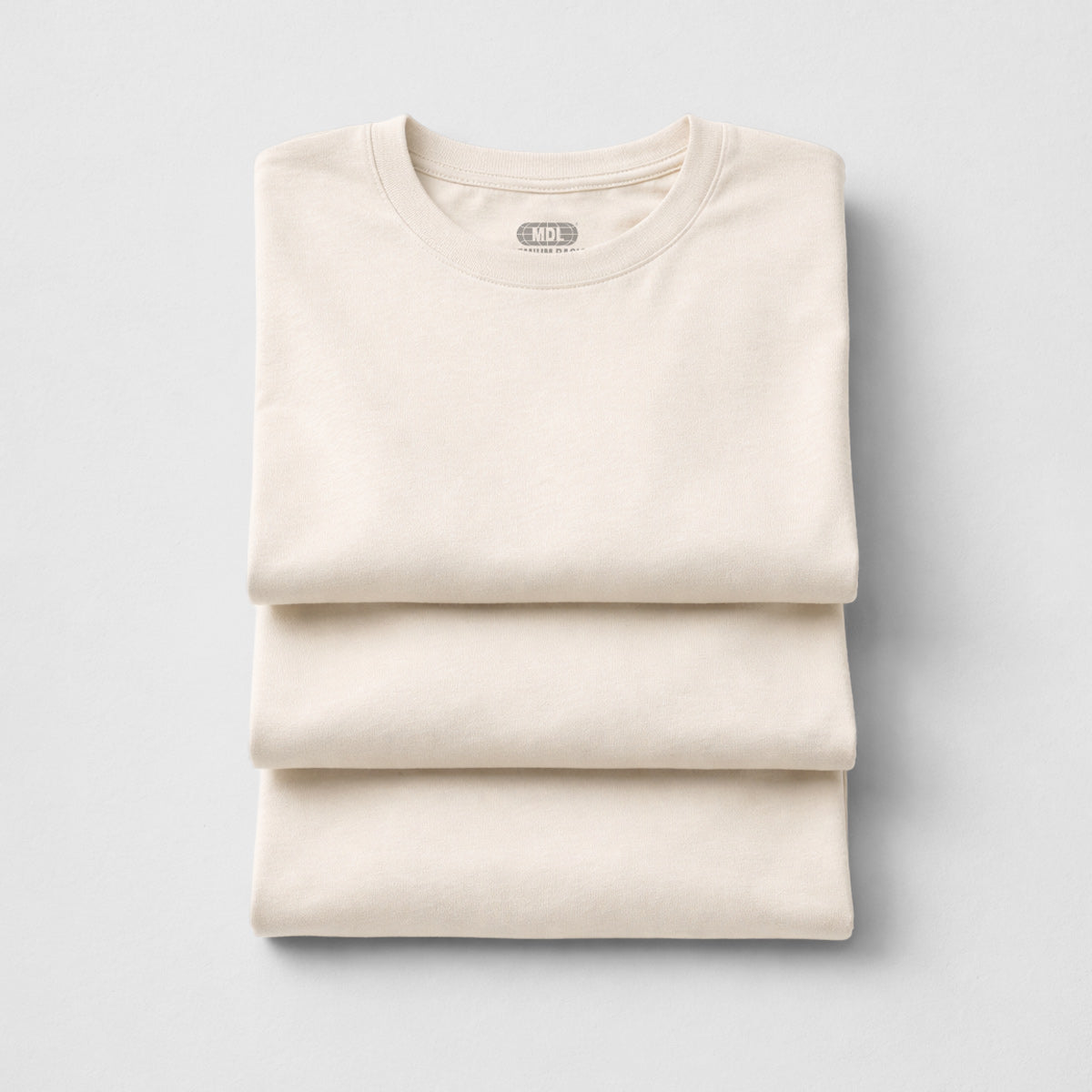 PACK 3 PLAYERAS HUESO