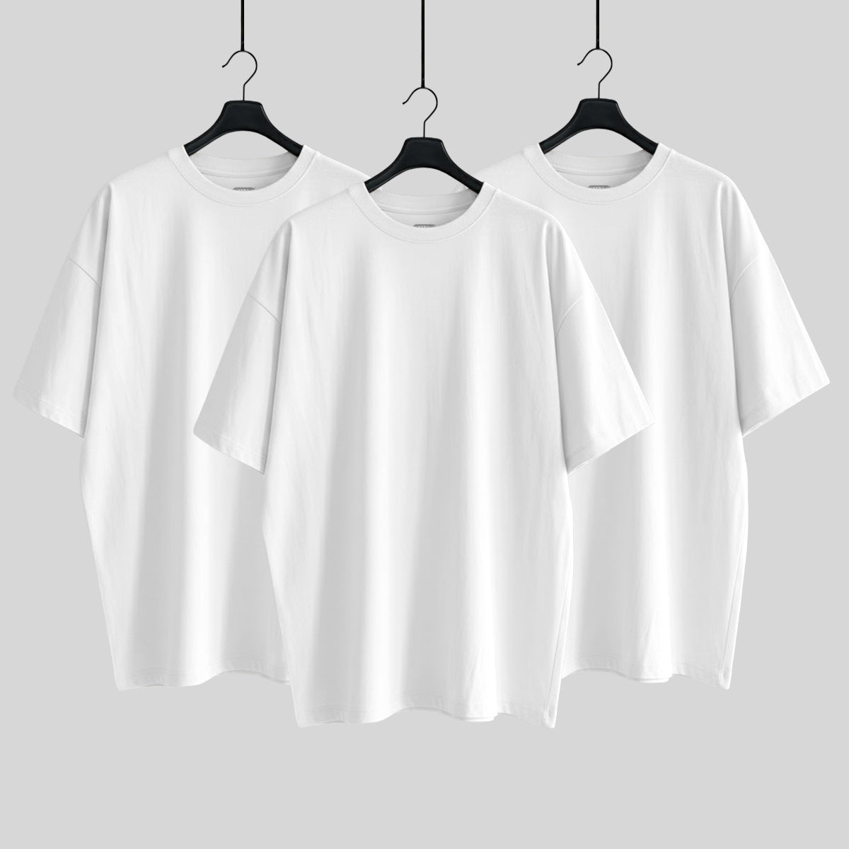 PACK 3 PLAYERAS BLANCAS