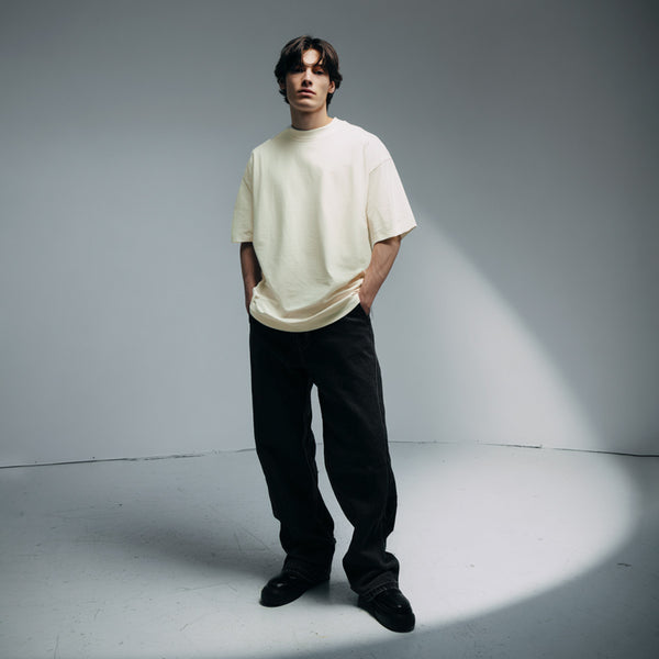 PACK 3 PLAYERAS HUESO