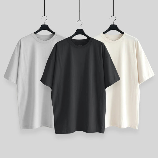 PACK HUESO/CARBÓN/GRIS CLARO